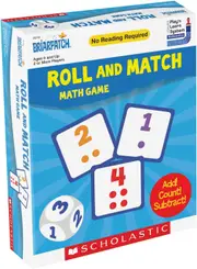 Briarpatch Scholastic Roll & Match Math Game 2+ Players Ages 6+ (UNI00730)