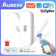 Aubess Tuya Zigbee WiFi Smart Temperature And Humidity Sensor Indoor Hygrometer