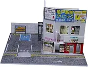 EHJRE 1/64 Scale Car Model Display Case with Lights Acrylic Show Case Home Decor