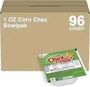 Chex Corn Cereal Single Serve Bowl, 1 Oz (Pack of 96)