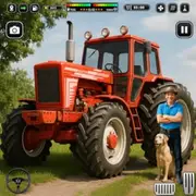 Village Tractor Driving Game - Tractor Farming Simulator Game