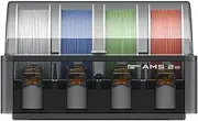 Bambu Lab AMS 2 Pro, Automatic Material System for 3D Printing, Up to 24-Color/Multi-Material Support, 65℃ Active Filament Drying, RFID Filament Sync, Compatible with X1/P1 Series Printers