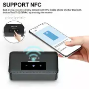 Bluetooth 5.0 RCA Audio Receiver Transmitter 3.5mm AUX NFC Wireless Adapter