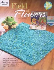 Field of Flowers Knitting Pattern Leaflet by Annie's Knitting 2015