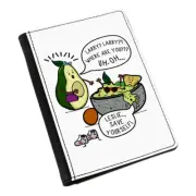 Leslie & Larry Avocados Passport Holder Cover - Funny Avocado Guacamole Joke