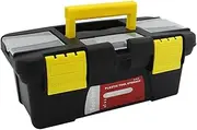 HOMSFOU Ergonomic Handle Portable Plastic Toolbox Automotive Tools Collapsible Storage Tool Container