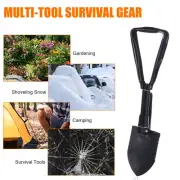 Military Folding Shovel Foldable Entrenching Tool Portable Camping Multi-Tool AU