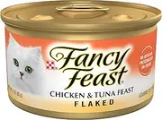 Purina Fancy Feast Wet Cat Food, Flaked Chicken & Tuna Feast - (24) 3 oz. Cans