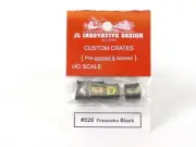JL Innovative Design 526 Fireworks Black Custom Crates HO Scale Trains Scenery
