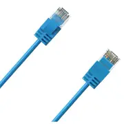 Cruxtec Cat6A Ultra Slim Ethernet Cable - 1.5m - Blue [RF6A-015-BL]
