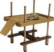 Large Basking Platform for Aquatic Turtles - Floating Dock for Turtle Lovers (Size: L)