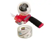 New Scotch Packaging Tape and Dispenser Gun with 2 rolls Packing Sealing Tape