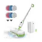 AlfaBot Cordless Electric Mop for Floor Cleaning, Dual Spin Mop with LED Head...