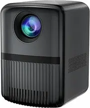 Video Projector Movie Projector WiFi2.4G 5G 1080P Home Theater Supports up to 200 ''Display can be c ected to TV Box Computer ren's Party Games Entertainment Grey US Standard