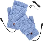 [SUPVOX] Heated Gloves Winter Warmer Portable Thermal Gloves Hand Covers Thick Riding Windproof Heating Mitts Thermal Mitts for Outdoor Cold Outdoor Thermal Mitts Cashmere