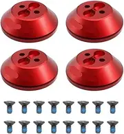 Motor Cover for D-JI Avata 2 Aluminum Alloy Motor Protection Cover Anti-collision Dustproof Drone Accessories(Red)