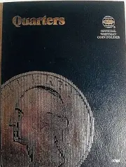 Whitman Quarters Plain (NO Dates) Coin Folder, Album Book #9044