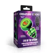Creature Cocks Eye of the Spawn Vibrating & Squirming Silicone Butt Plug w Remot