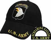U.S. ARMY 101ST AIRBORNE SCREAMING EAGLES Direct Embroidered Hat