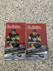 TIM HORTON & UPPER DECK - 2 UNOPENED CARD PACK – 2019-2020 NHL HOCKEY SERIES