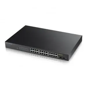 【0730】 ZyXEL GS1900-24HP 24-port 智慧型網管PoE交換器 具備GbE Uplink