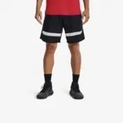 UNDER ARMOUR Men’s Baseline Performance Shorts Black White Sz L NEW