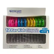 Westcott Right- & Left-Handed Scissors for Kids Blunt Safety Scissors...