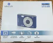 Minolta MND20-BL 2.7K Quad HD 2.9" LCD 44 MP 16x Zoom Red Digital Camera
