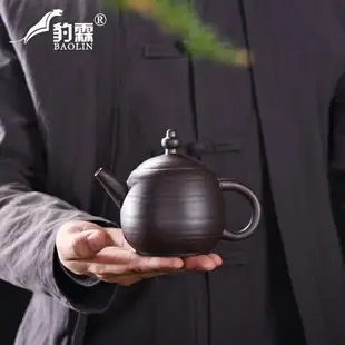 柴燒紫砂壺泡茶壺單壺陶瓷家用煮茶器沖茶水壺沏茶具茶道工具美人