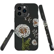 For iPhone 14 Pro Max Case Tough Protective Cover, Dandelion Flowers