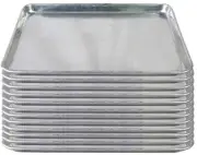Cake Pans Aluminum Sheet Commercial Bakery 19 Gauge Full Size 18X26 Inch 12 Pack