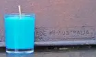 40 hour CAROLINA BLUE CIT RONELLA Natural SOY GLASS JAR CANDLE Mozzie OFF