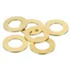 6Pcs Brass Flat Washer, M16 3/16"x1/16"x0.131mm Fenders Washers Assortment