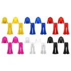 Kid's Boys Jazz Stage Dancewear Party Shirt With Pants Solid Color Hip Hop Shiny