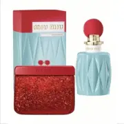 Set of Genuine Miu Miu perfume 100ml & Glitter Pouch. New in box
