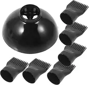 VICASKY 1 Set Hair Dryer Diffuser Comb Attachment High Temperature Resistant Nozzle for Effortless Hairstyling Suitable for All Hair Types Includes Comb Nozzles and Diffuser Cover