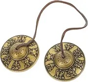 Hoement Copper Finger Cymbals Religious Style Percussion Instrument Cymbals Bell Percussion Instrument Bells Cymbal Bell Cymbals Bell Cymbals Bell Supply