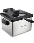 Hamilton Beach Professional Grade Electric Deep Fryer, XL Frying Basket, Lid