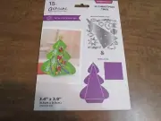 GEMINI O CHRISTMAS TREE METAL DIE & STENCIL SET
