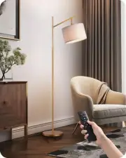 EDISHINE Modern Dimmable Floor Lamp, 63.8" Standing Lamp with Remote Control,...