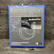 Kensington ComboSaver Notebook Laptop Computer Security Cable Lock, 6ft , New!