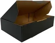 OZPACK Die Cut Cardboard Boxes (100pcs/240 x 150 x 60mm) – Gift, Packaging, Shipping Storage and Retail Boxes – Strong, Lightweight – WHITE (Pink)