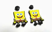 charms hard to find (set) with lock pin- "Sponge Bob"