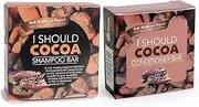 Bath Bubble and Beyond Shampoo and Conditioner Bar Set (I Should Cocoa)