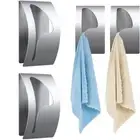 Self Adhesive Tea Towel Holder Wall Hanger Dishcloth Hooks Storage Rack