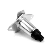 Elinz Female Trailer Plug 7 PIN Small Round Metal Connector Adaptor Socket Car Caravan Boat