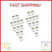U Pack 2oz Glass Jar With Gold Lid For Honey Jam Spice pack of 24 sets