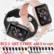 Slim Silicone Band Women Strap for Apple Watch Series 9 8 7 6 5 40/44/41/45/49mm