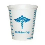 SCCR3 - Solo R3 Wax-Coated Paper Graduated Medicine Cup, 3 Ounce, 5000/Case