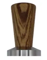 Espresso Tamper Zebrano Wood 58,5 mm For Speciality Coffee, Barista Tamper